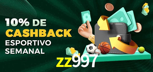 10% de bônus de cashback na zz997