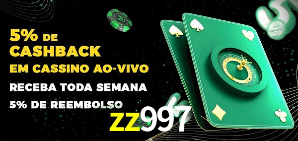 Promoções do cassino ao Vivo zz997